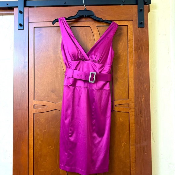 Bisou Bisou Hot Magenta Dress - Picture 1 of 4